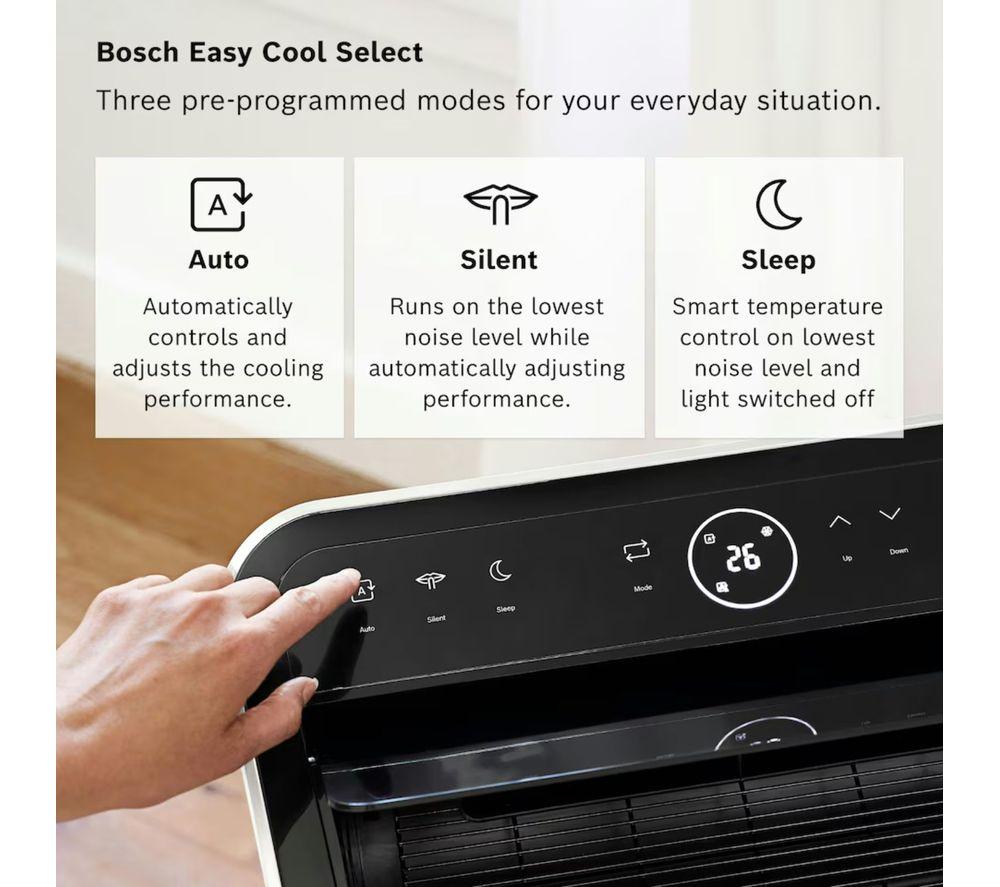 BOSCH Cool 4000 Portable 3-in-1 Air Conditioner & Dehumidifier