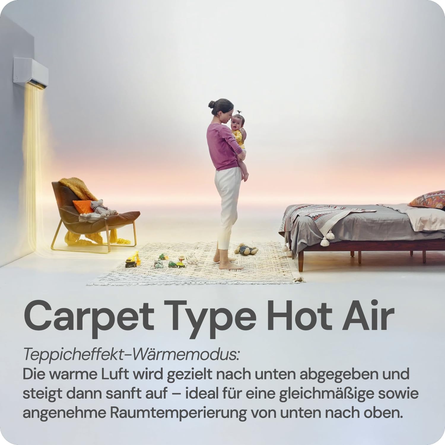 TCL BreezeIN Split Air Conditioner 18000 BTU – 4-in-1 R32 Inverter, WiFi & Voice Control, up to 60 m²
