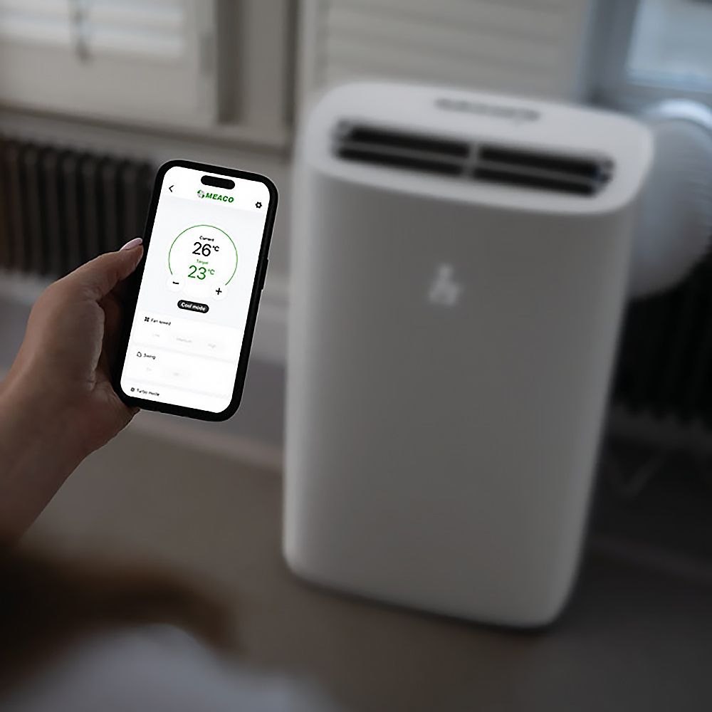 Meaco Cirro 12000 BTU Portable Air Conditioner – Quiet 45dB, Smart App Control